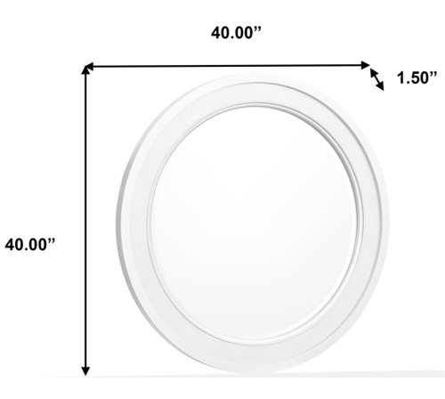 Pulaski Zoey Round Beveled Mirror | Perigold